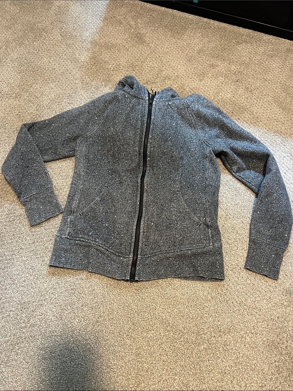 Lululemon Women's Gray Zip-Front Hoodie Jacket